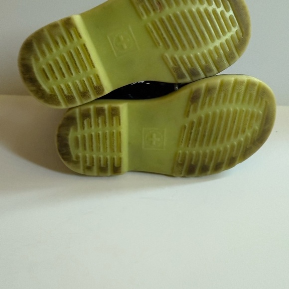 Dr Martens RARE Delaney Skelly glow boots toddler 8 - Picture 3 of 7